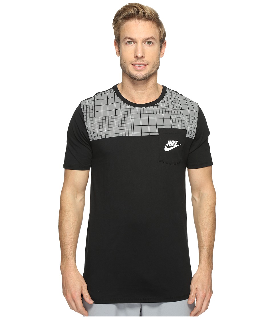 Nike Sportswear Advance 15 T-Shirt (Black/Black/Black/Max Orange) Men