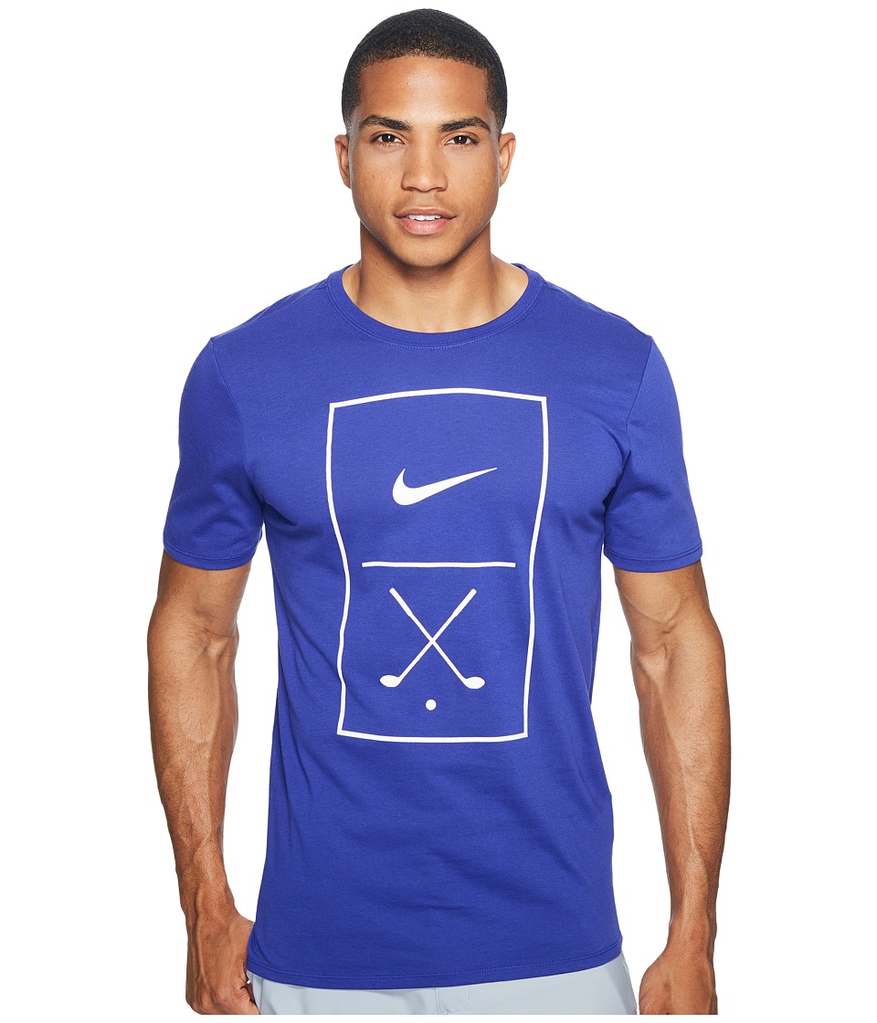 Nike Golf Graphic Tee (Deep Night/White) Men