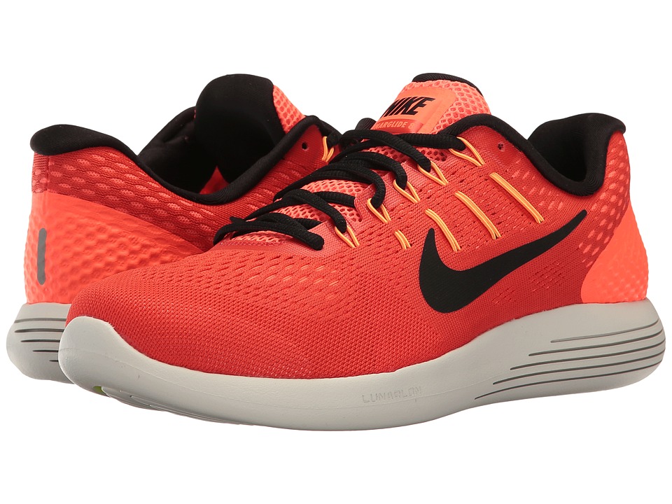 Nike Lunarglide 8 (Max Orange/Black/Hyper Orange) Men