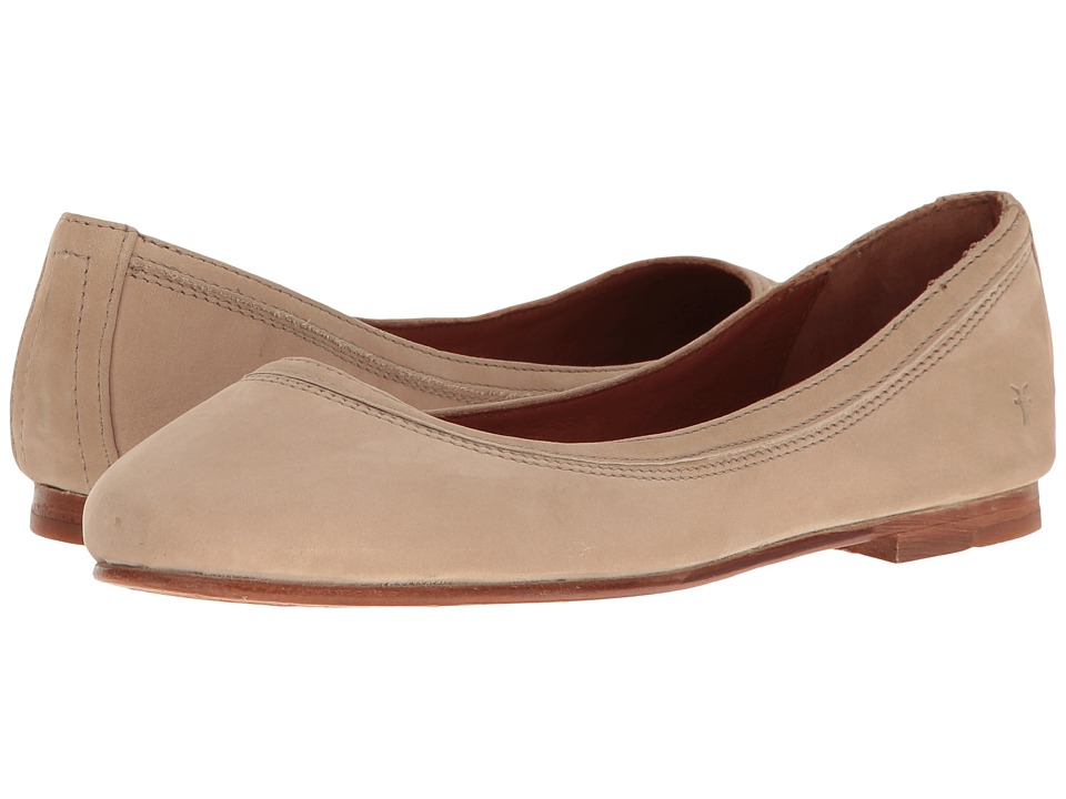 Frye Carson Ballet (Taupe Oiled Nubuck) Flats