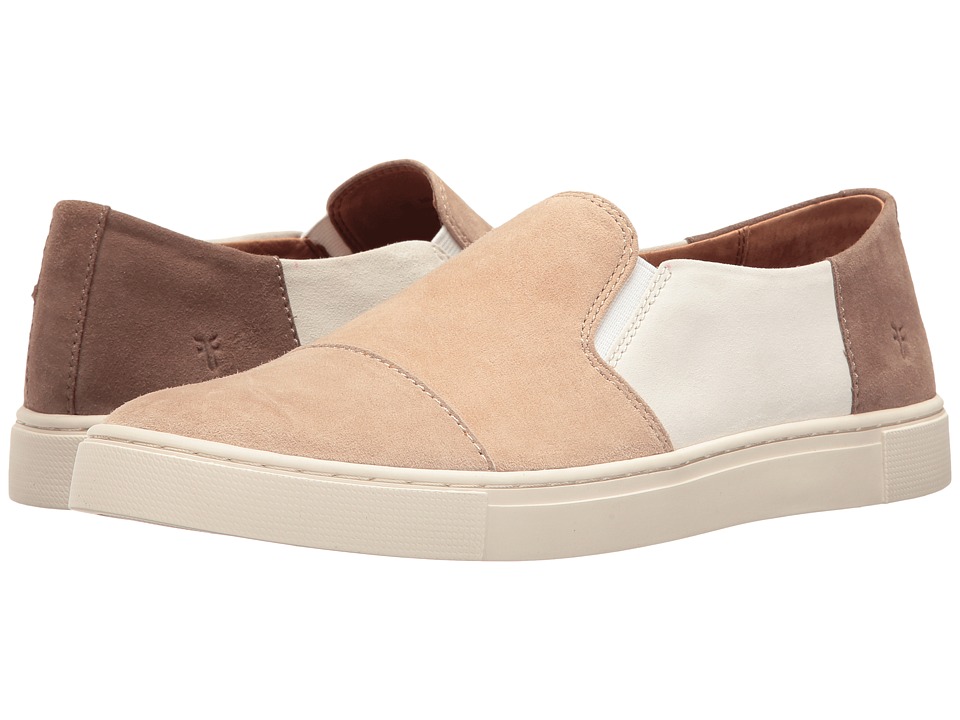 Frye Gemma Cap Slip (White Multi Suede) Women