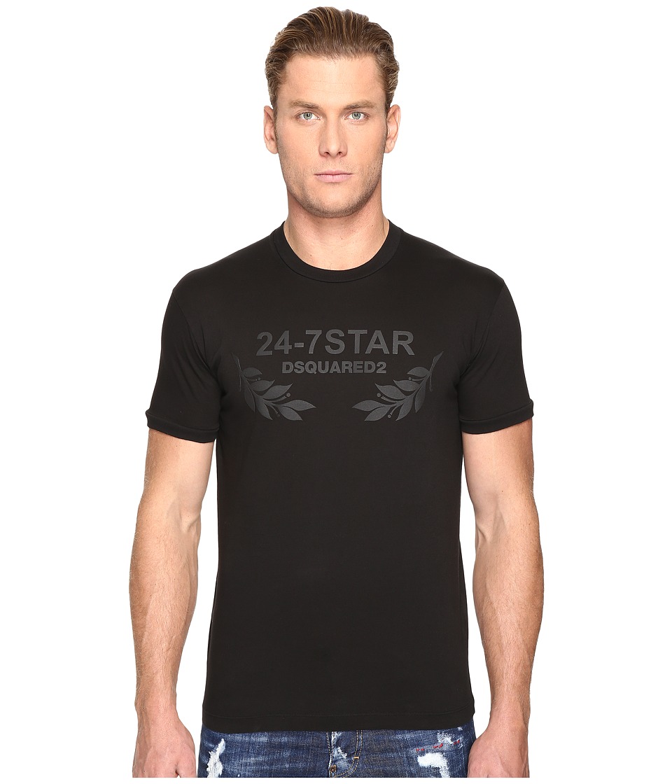 DSQUARED2 24-7 Star T-Shirt (Black) Men