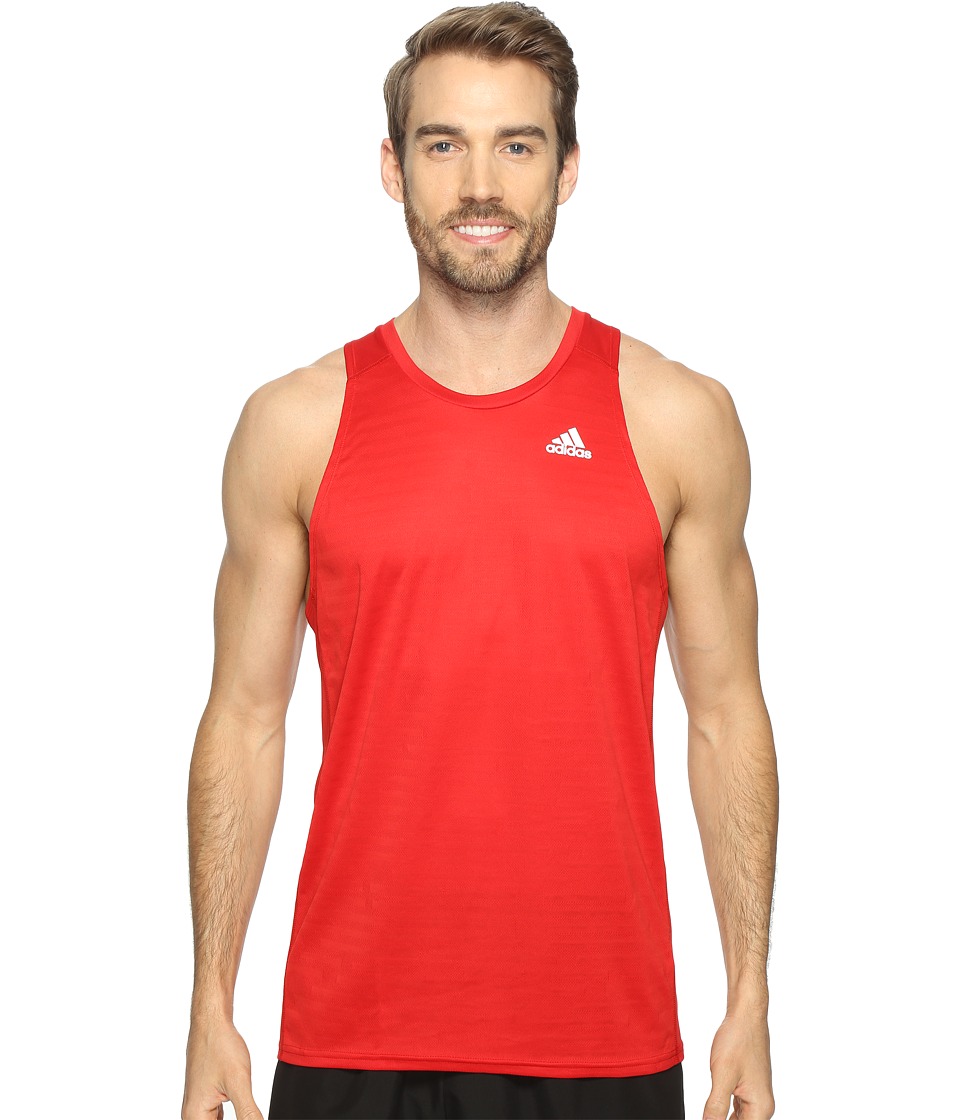 adidas Response Singlet (Scarlet) Men