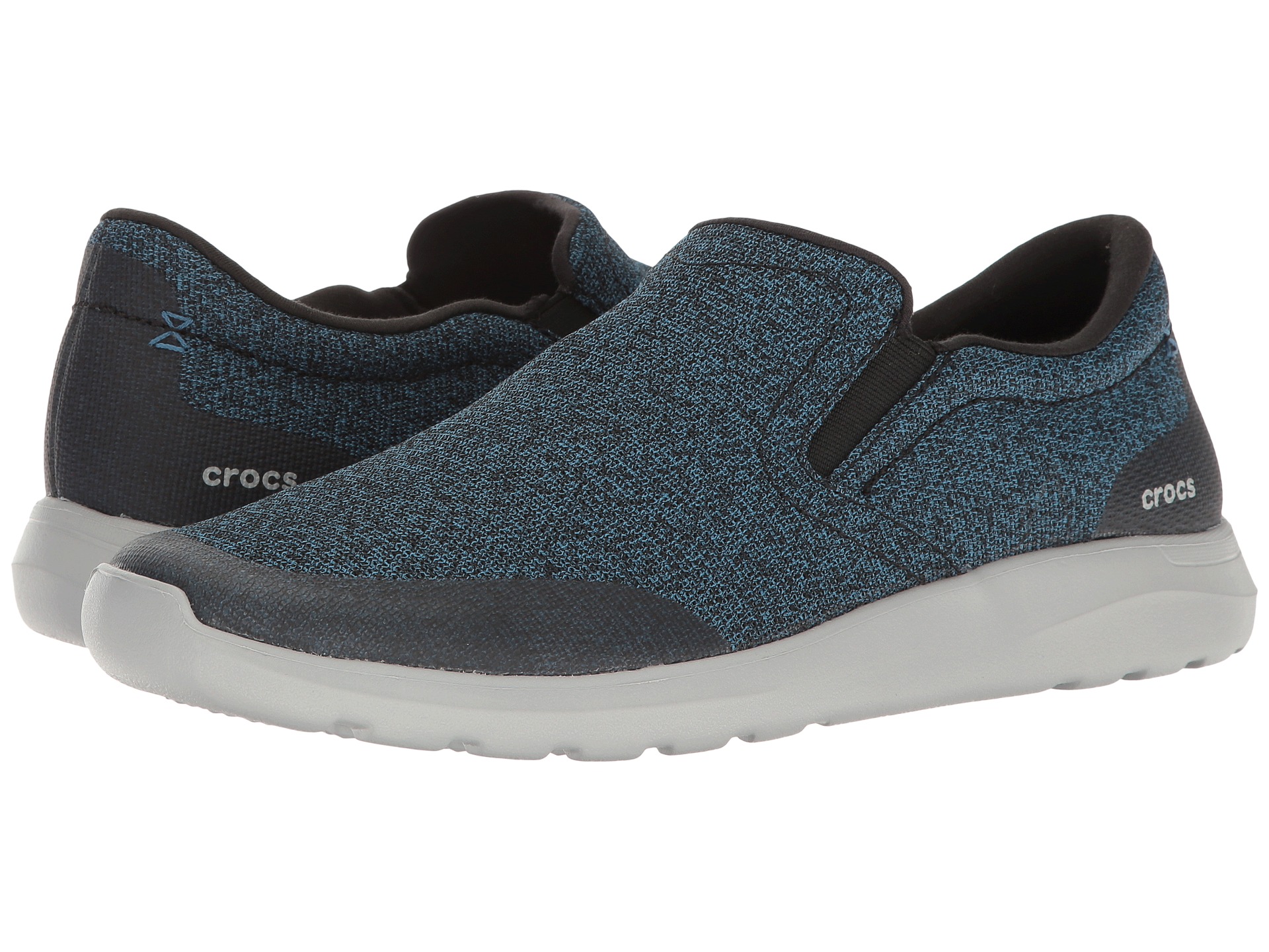 crocs athletic shoes crocs kinsale static slip on navy light grey zappos crocs athletic shoes crocs kinsale static slip on navy light grey zappos