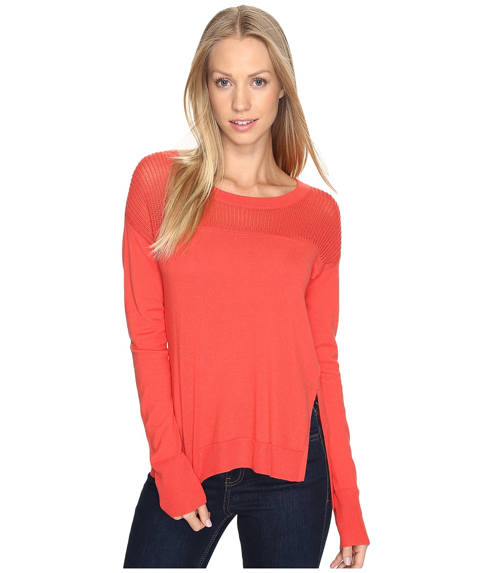 Toad&Co Jacinta Crew Sweater (Bright Coral) Women