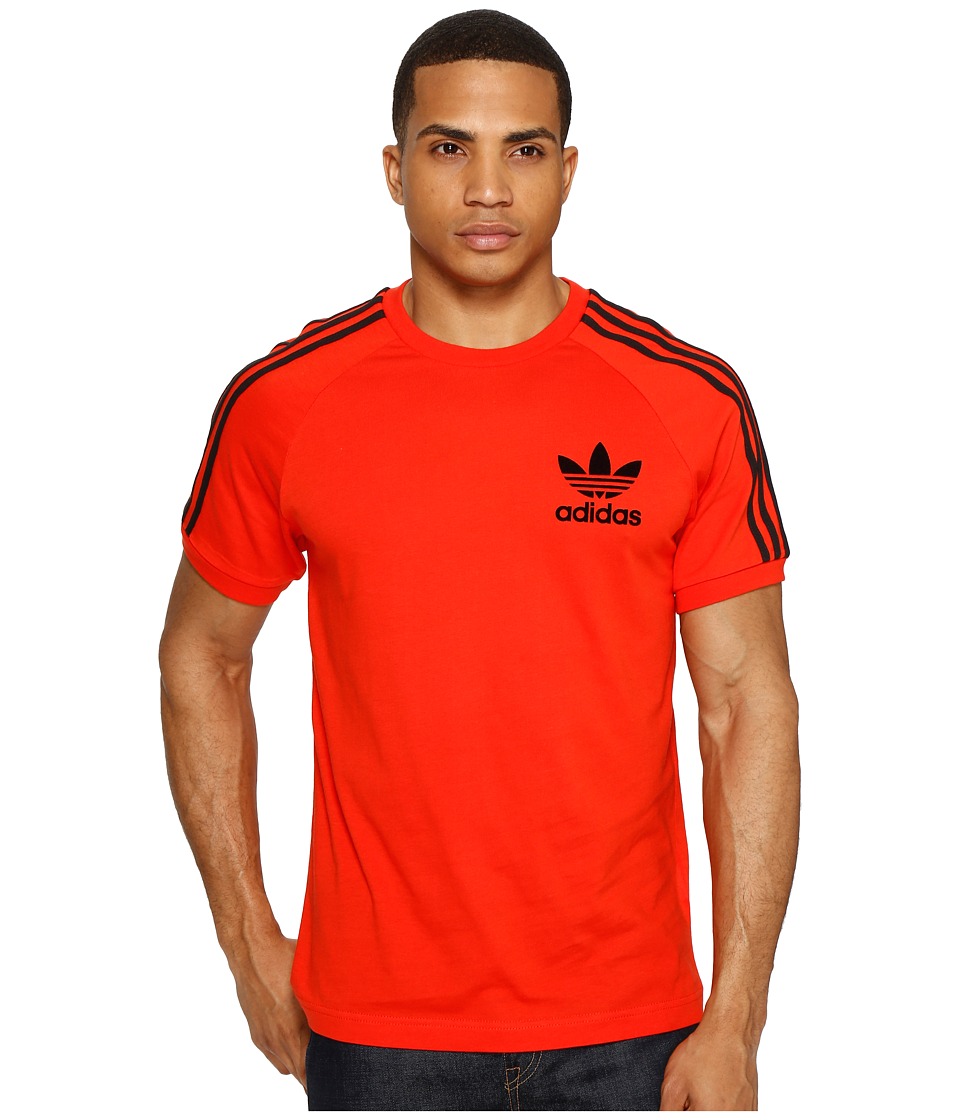 adidas Originals California Tee (Core Red/Black) Men