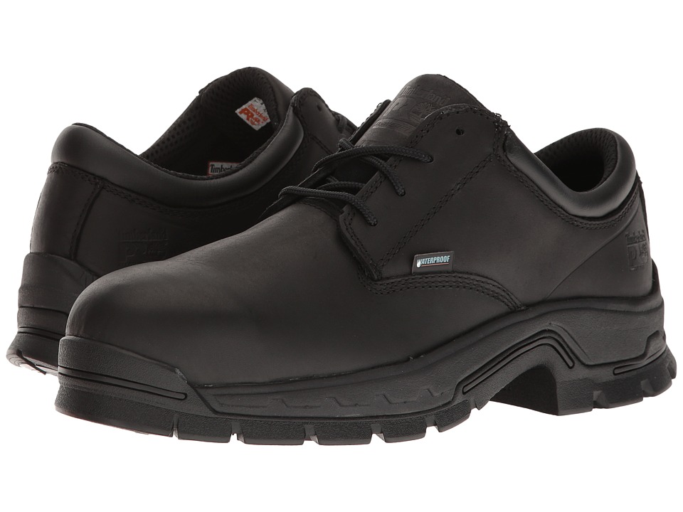 Timberland PRO Stockdale Alloy Safety Toe Waterproof Boot (Black Full-Grain Leather) Men