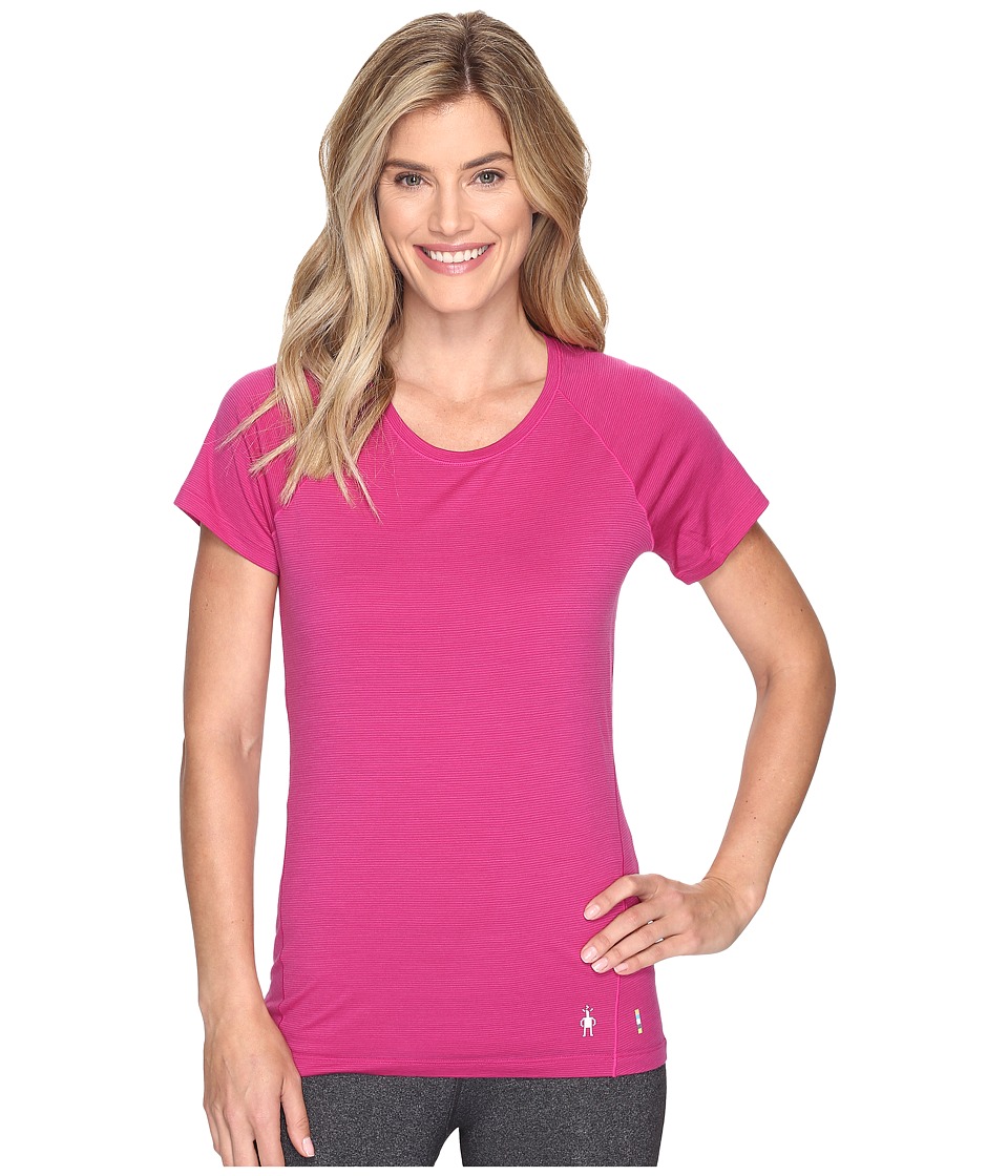 Smartwool Merino 150 Baselayer Pattern Short Sleeve (Berry) Women