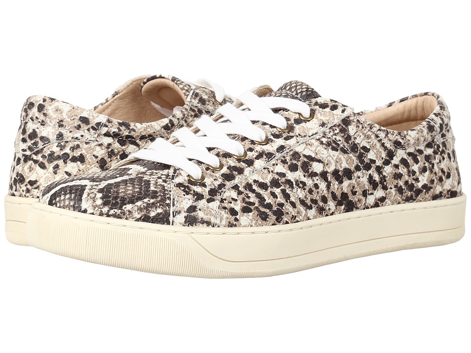 Johnston & Murphy Emerson Sneaker (Natural Snake Print Italian Leather) Women
