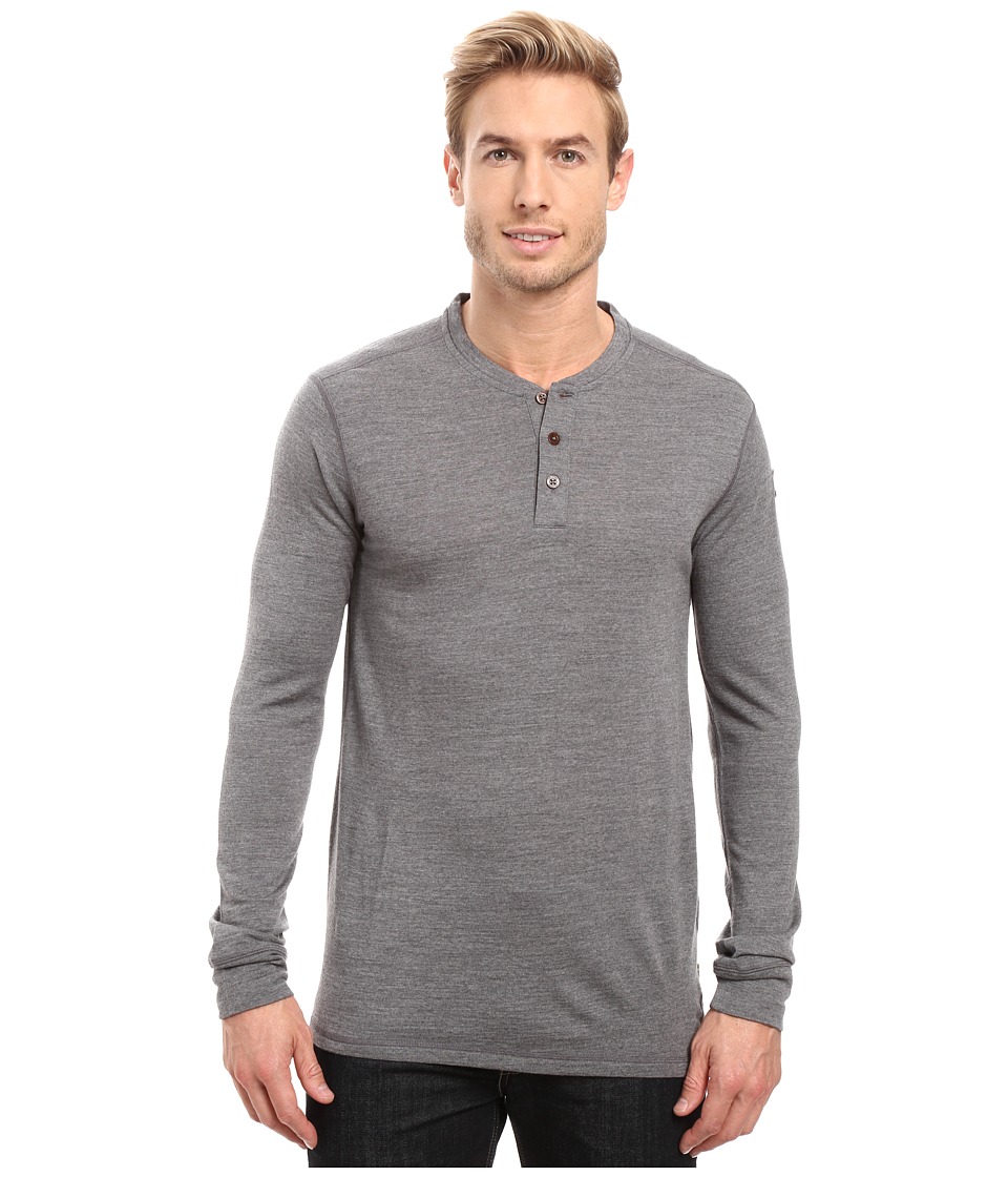 Fj llr ven Lappland Merino Henley Long Sleeve (Grey) Men