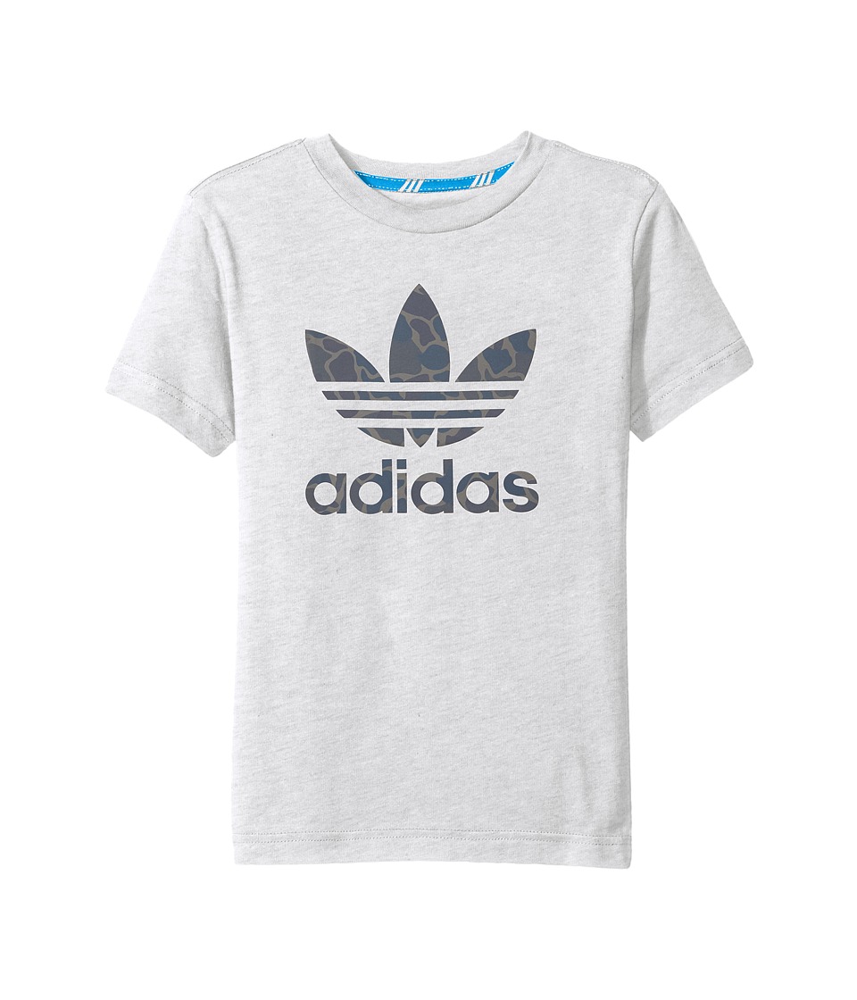 adidas Originals Kids Future Camo (Little Kids/Big Kids) (Light Grey Heather) Boy