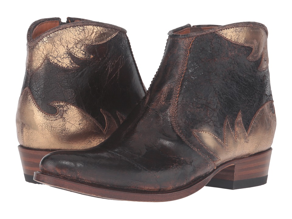 Penelope Chilvers - Ankle Boot Dunaway Brown (Gold Bovine Leather) Women