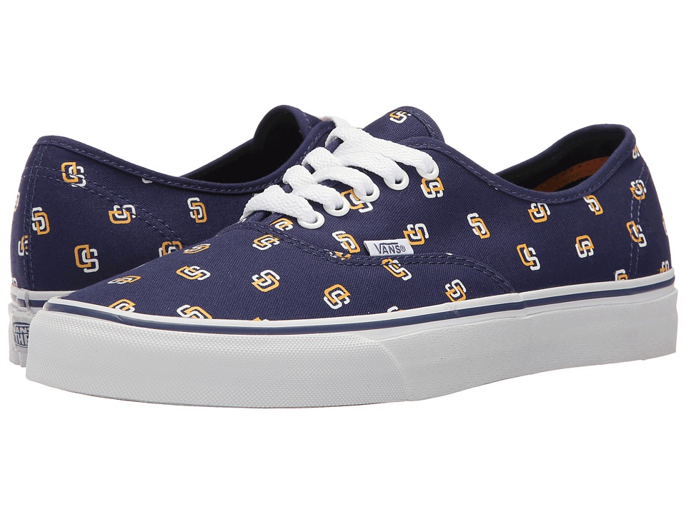 Vans Authentic x MLB ((MLB) San Diego Padres/Blue) Shoes