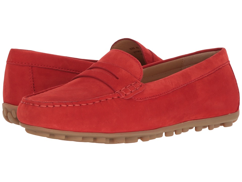 ECCO Devin Moc Penny Loafer (Coral Blush Calf Nubuck) Women
