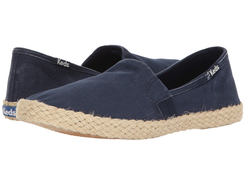 Keds Chillax A-Line Jute Seasonal Solid (Navy) Women