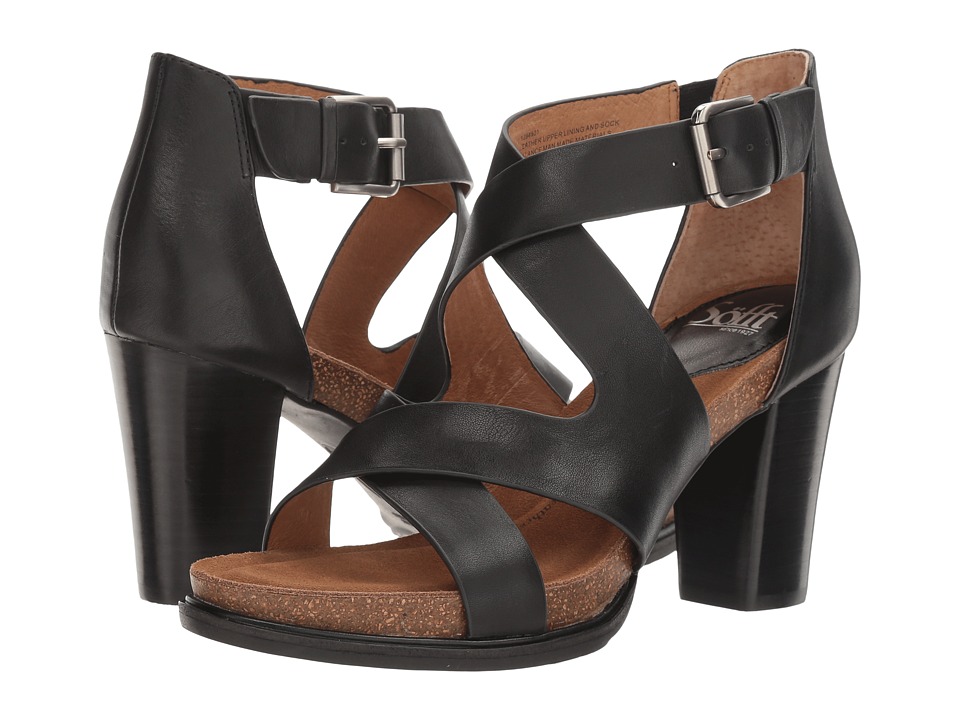 Sofft Canita (Black Cow Oily Veg) High Heels