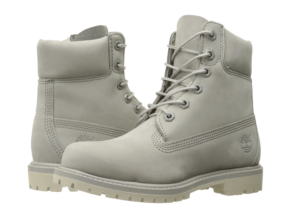 Timberland 6 Premium Boot (Light Grey Nubuck 2) Women