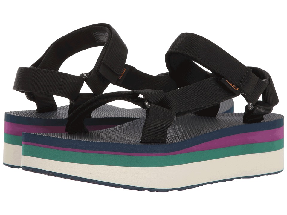 Teva Flatform Universal Retro (Black) Women