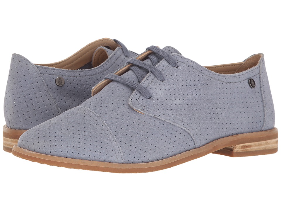 Hush Puppies Aiden Clever (Powder Blue Suede Perf) Women