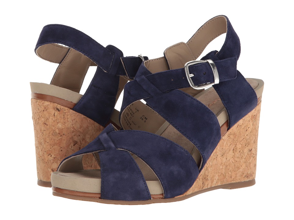 Hush Puppies Fintan Montie (Royal Navy Suede) Women