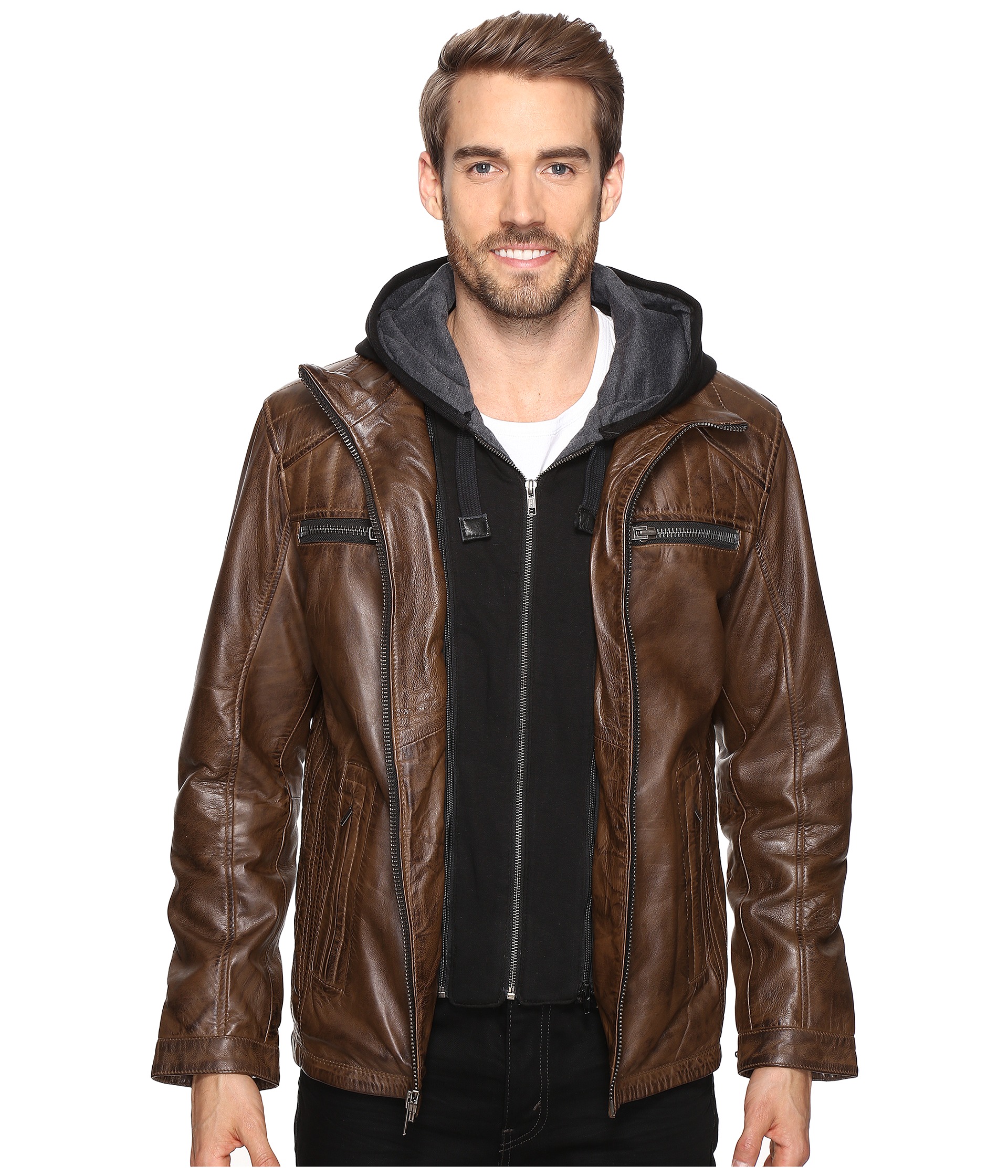 Scully Karl Leather Jacket With Zip Out Hoo Zappos Com Free Sorry This Video Is Unsupported On Browser