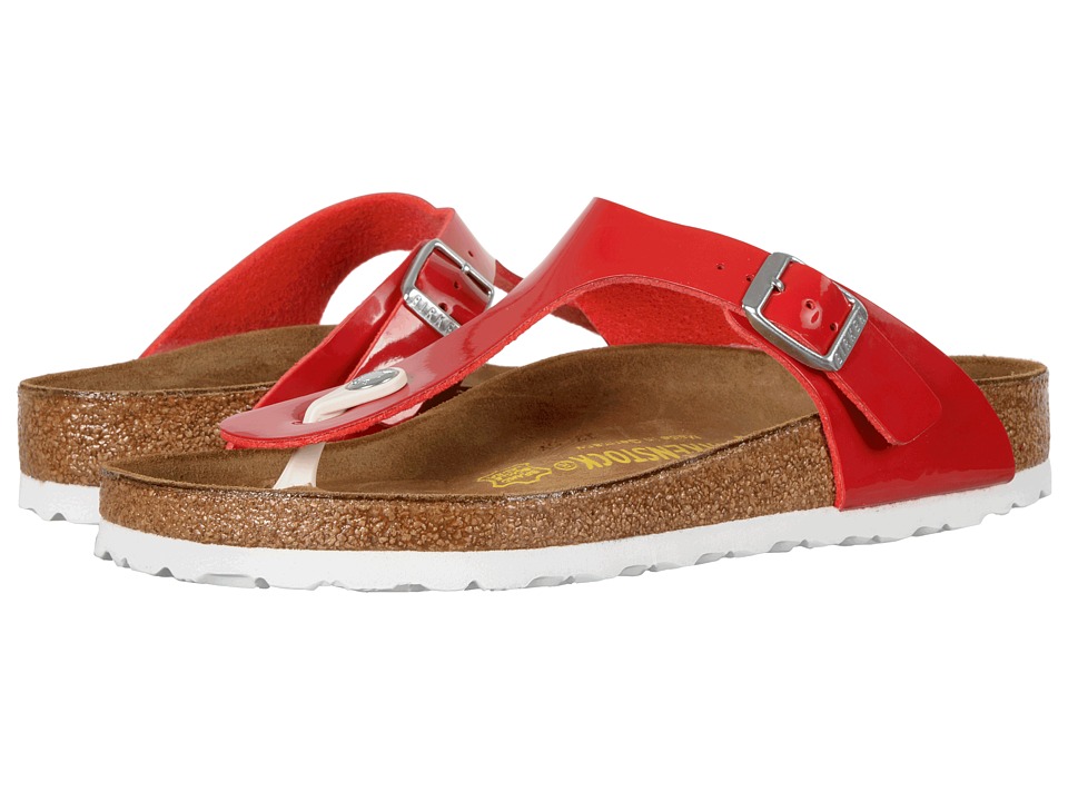 Birkenstock Gizeh (Tango Red Birko-Flor) Women