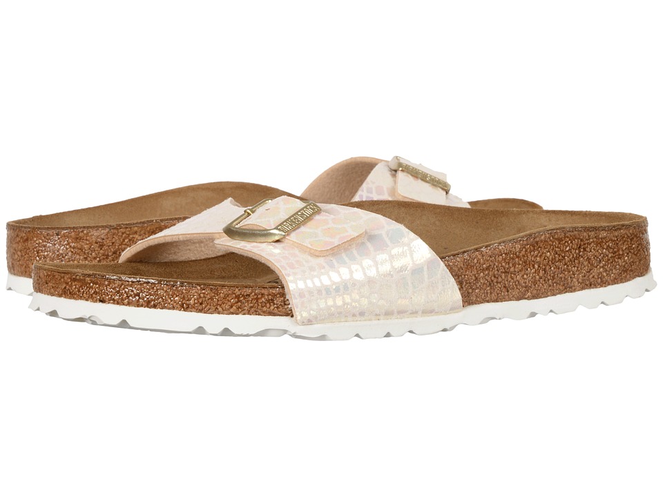 Birkenstock Madrid (Shiny Snake Cream Birko-Flor) Women