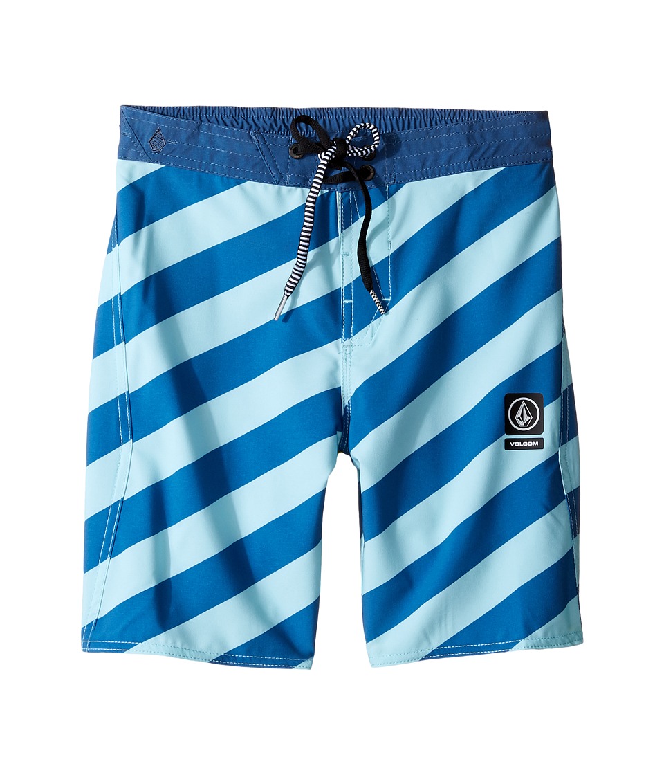 Volcom Kids Stripey Jammer Boardshorts (Little Kids) (Deep Water) Boy