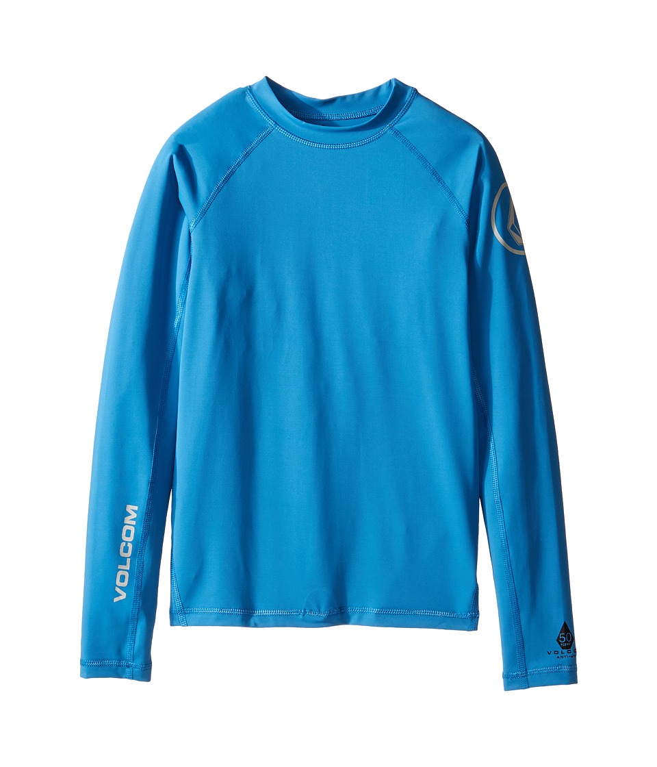 Volcom Kids Lido Long Sleeve Thrashguard (Big Kids) (Deep Water) Boy