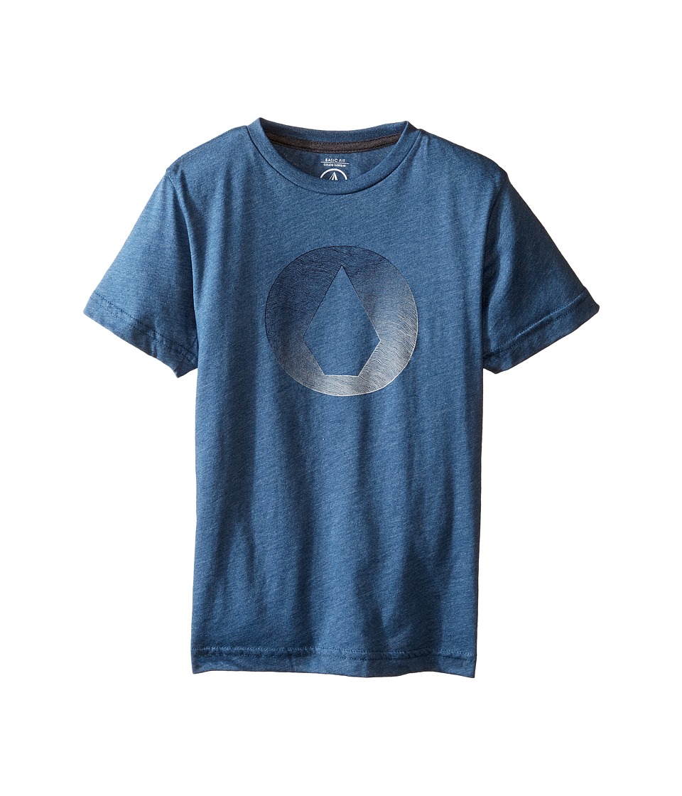 Volcom Kids Inprint Short Sleeve Tee (Toddler/Little Kids) (Smokey Blue) Boy