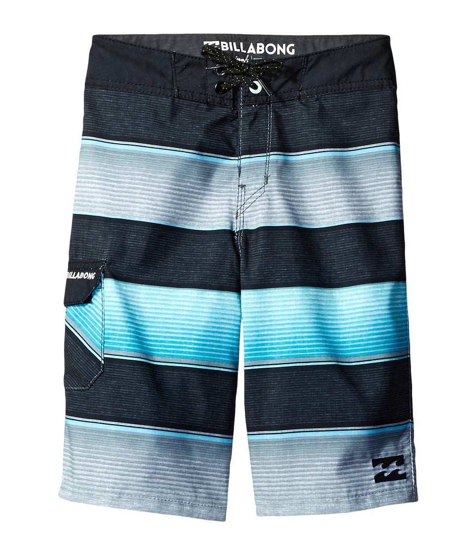 Billabong Kids All Day OG Stripe Boardshorts (Big Kids) (Mint) Boy