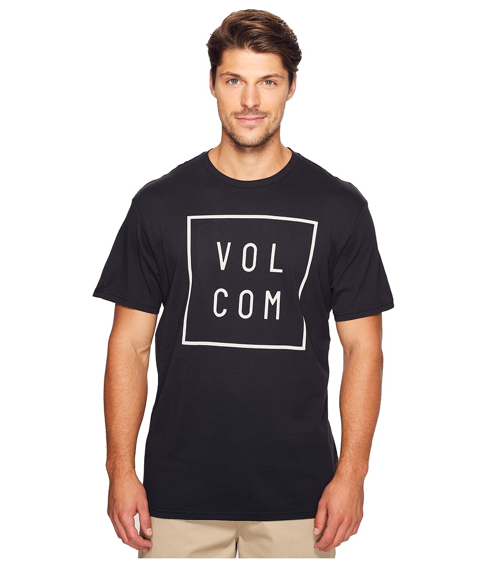 Volcom Flagg Short Sleeve T-Shirt (Black) Men