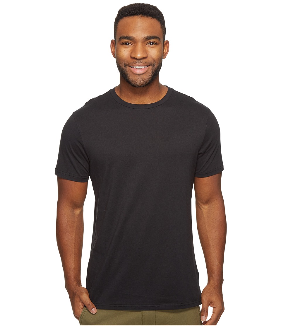 Volcom Solid Short Sleeve T-Shirt (Black) Men