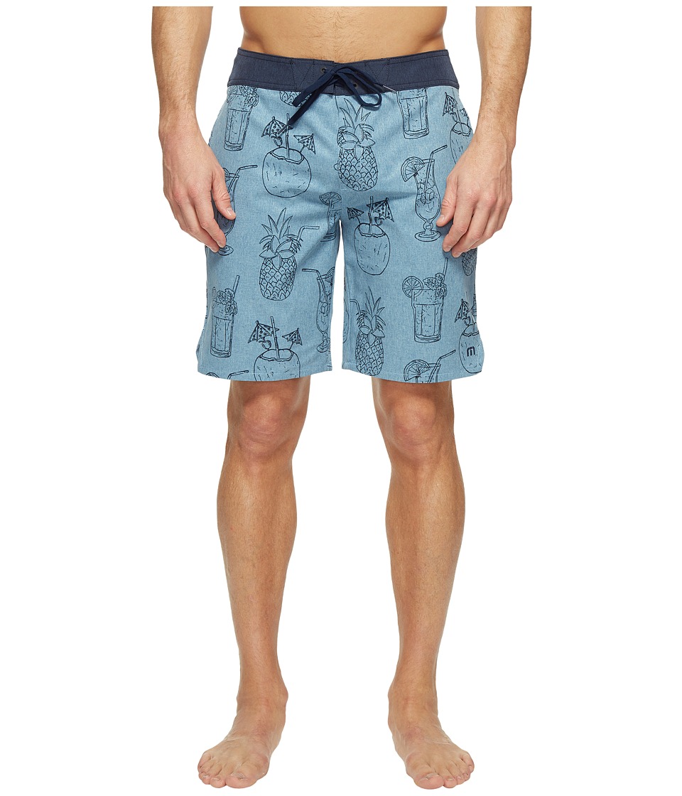 TravisMathew Antigua Shorts (Heather Vallarta Blue) Men