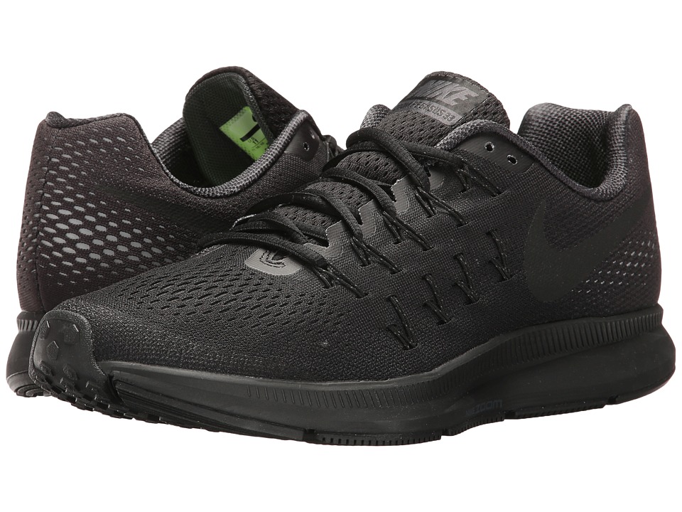 Nike Air Zoom Pegasus 33 (Black/Black/Anthracite/Dark Grey) Men