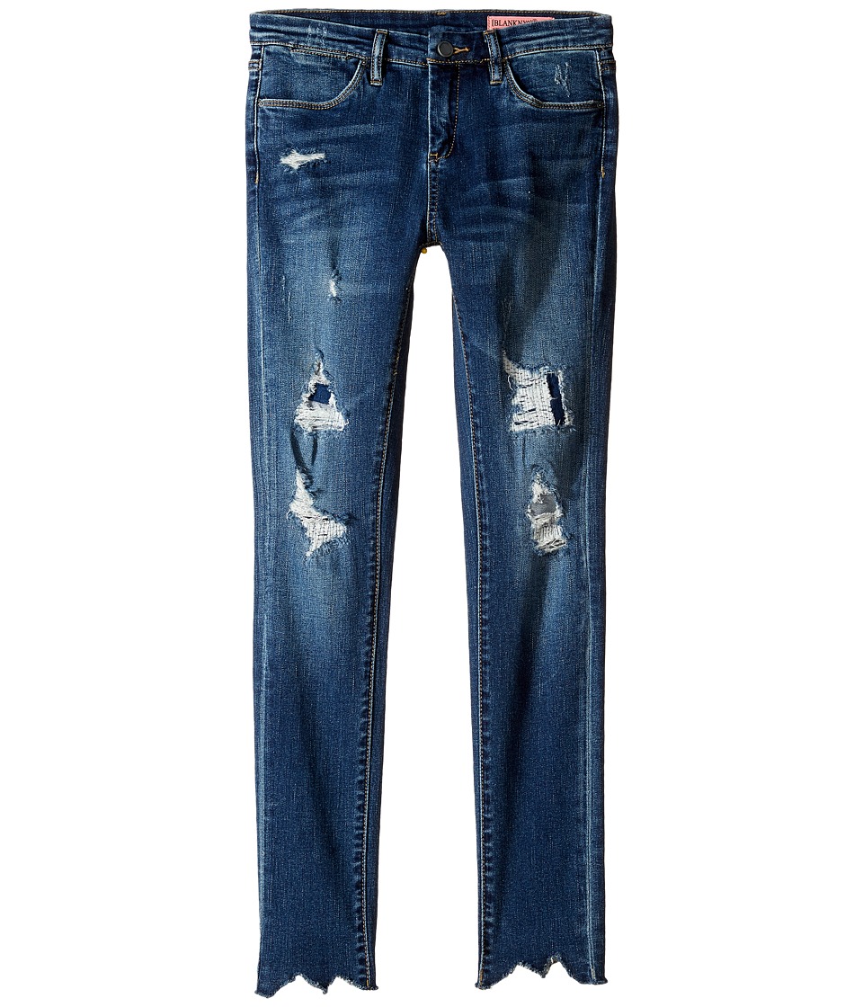 Blank NYC Kids Denim Distressed Skinny in Charmed Life (Big Kids) (Blue) Girl