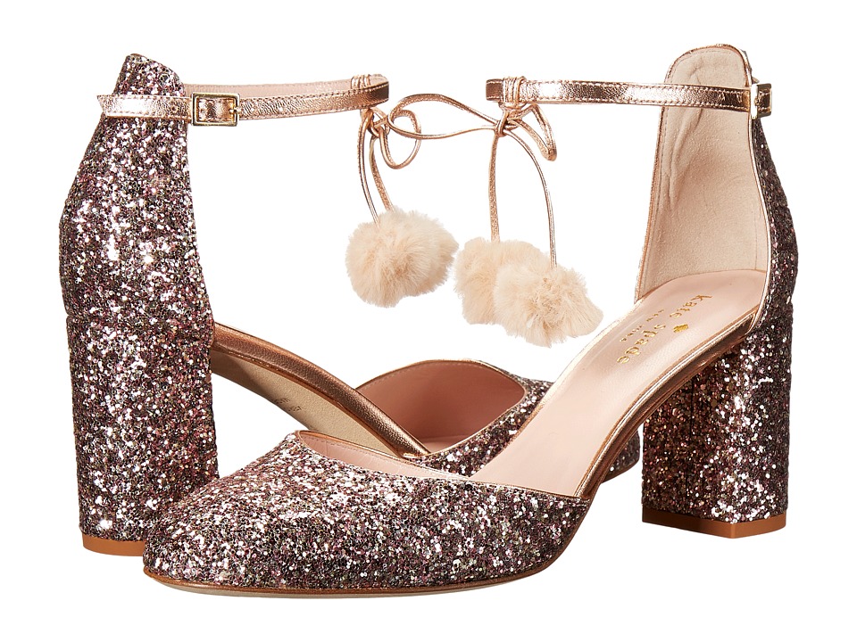 Kate Spade New York Abigail (Rose Gold Glitter/Metallic Nappa) Women