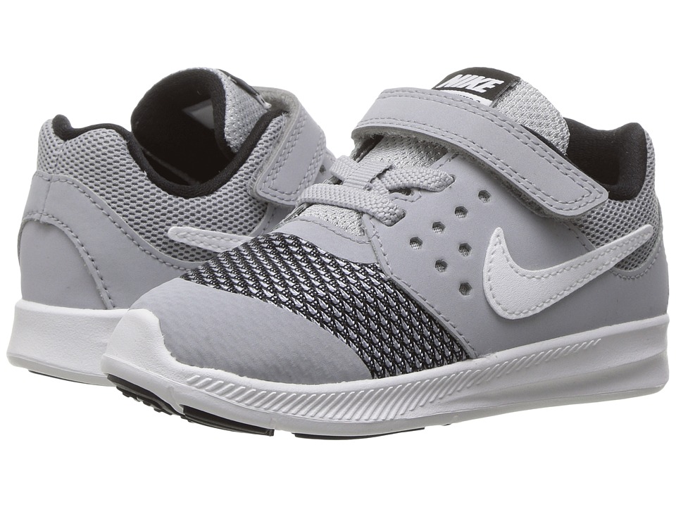 Nike Kids Downshifter 7 (Infant/Toddler) (Wolf Grey/White/Black) Boys Shoes