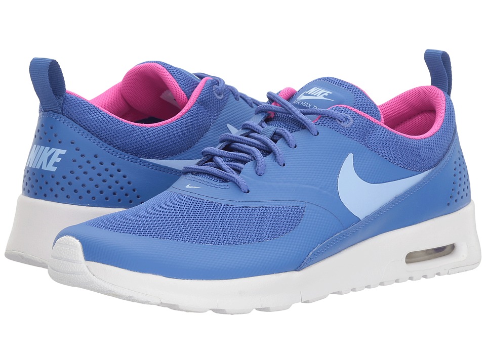 Nike Kids Air Max Thea (Big Kid) (Comet Blue/Aluminum/White/Fire Pink) Girls Shoes