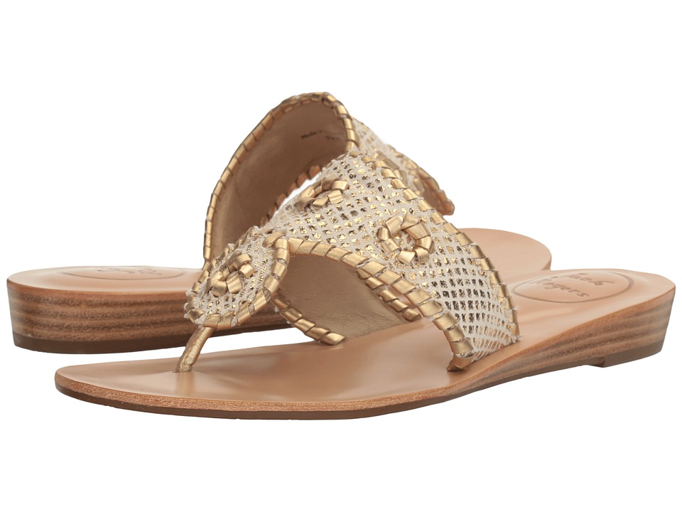 Jack Rogers Carissa (White/Gold) Women