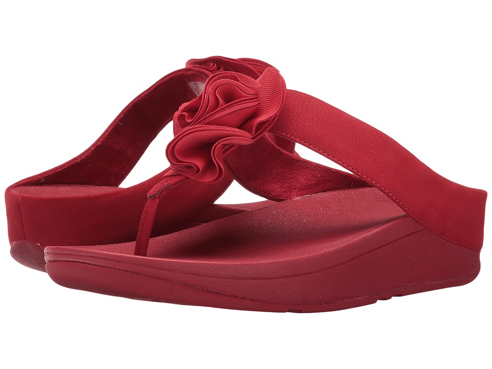 FitFlop Florrie Toe-Post (Classic Red) Women