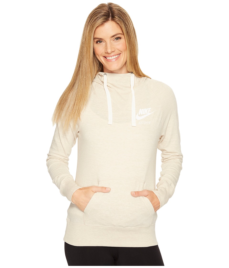 Nike Sportswear Pullover Hoodie (Oatmeal/Sail) Women