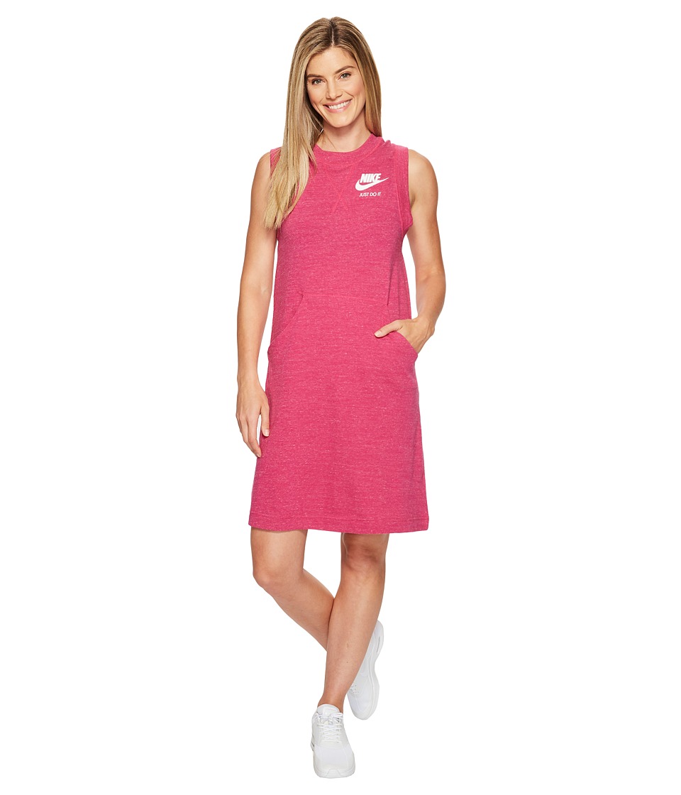 Nike Sportswear Gym Vintage Dress (Sport Fuchsia/Sail) Women