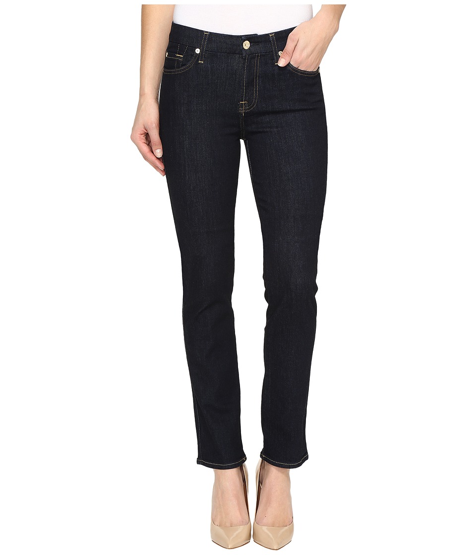 7 For All Mankind Kimmie Straight in Dark Rinse (Dark Rinse) Women