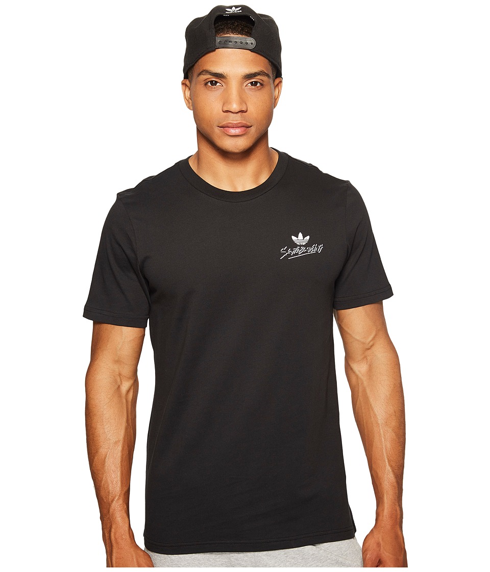 adidas Skateboarding Radical Tee (Black/White/Energy/Energy Blue) Men