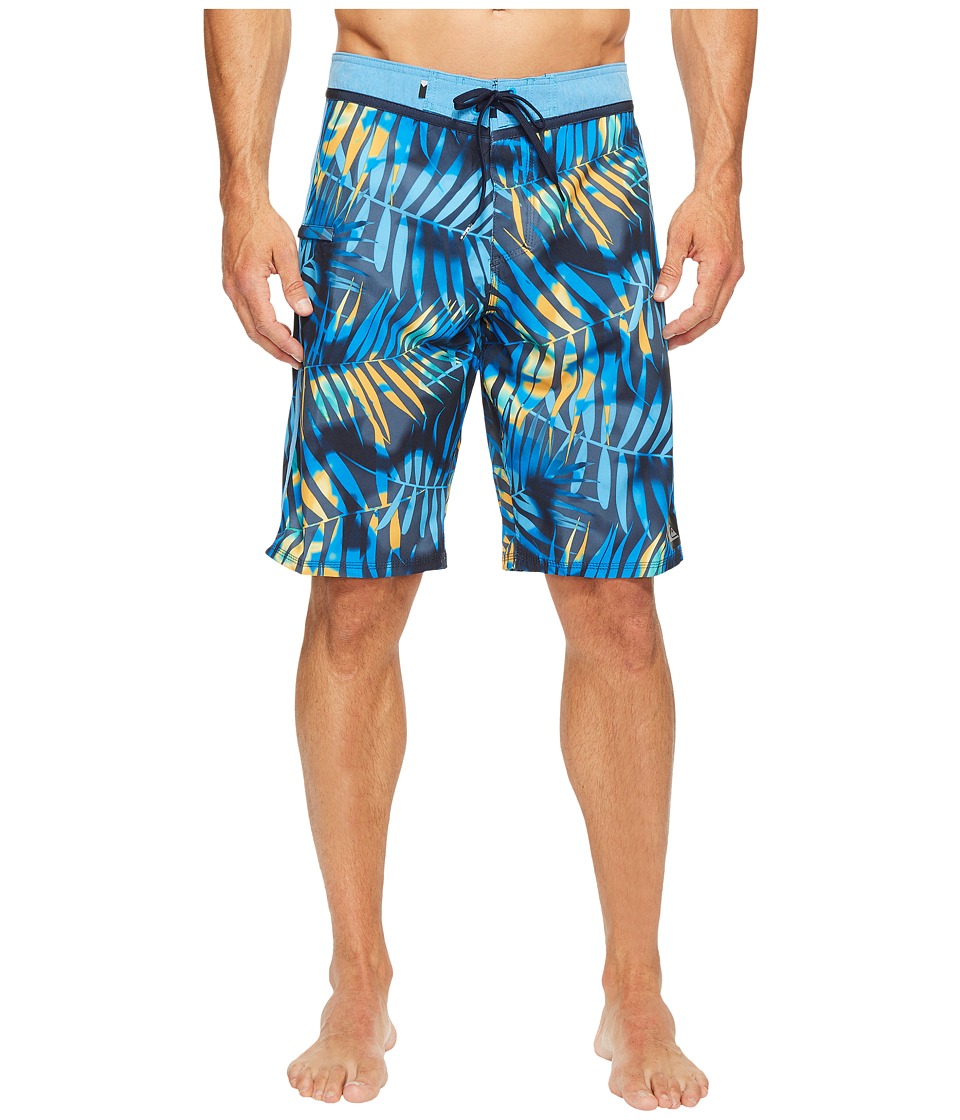 Quiksilver Palm Shade 21 Boardshorts (Navy Blazer) Men