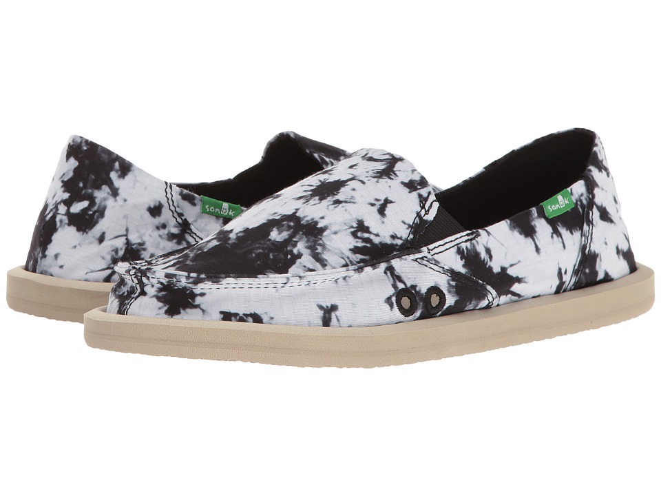 Sanuk Donna Tie-Dye (Black Tie-Dye) Women