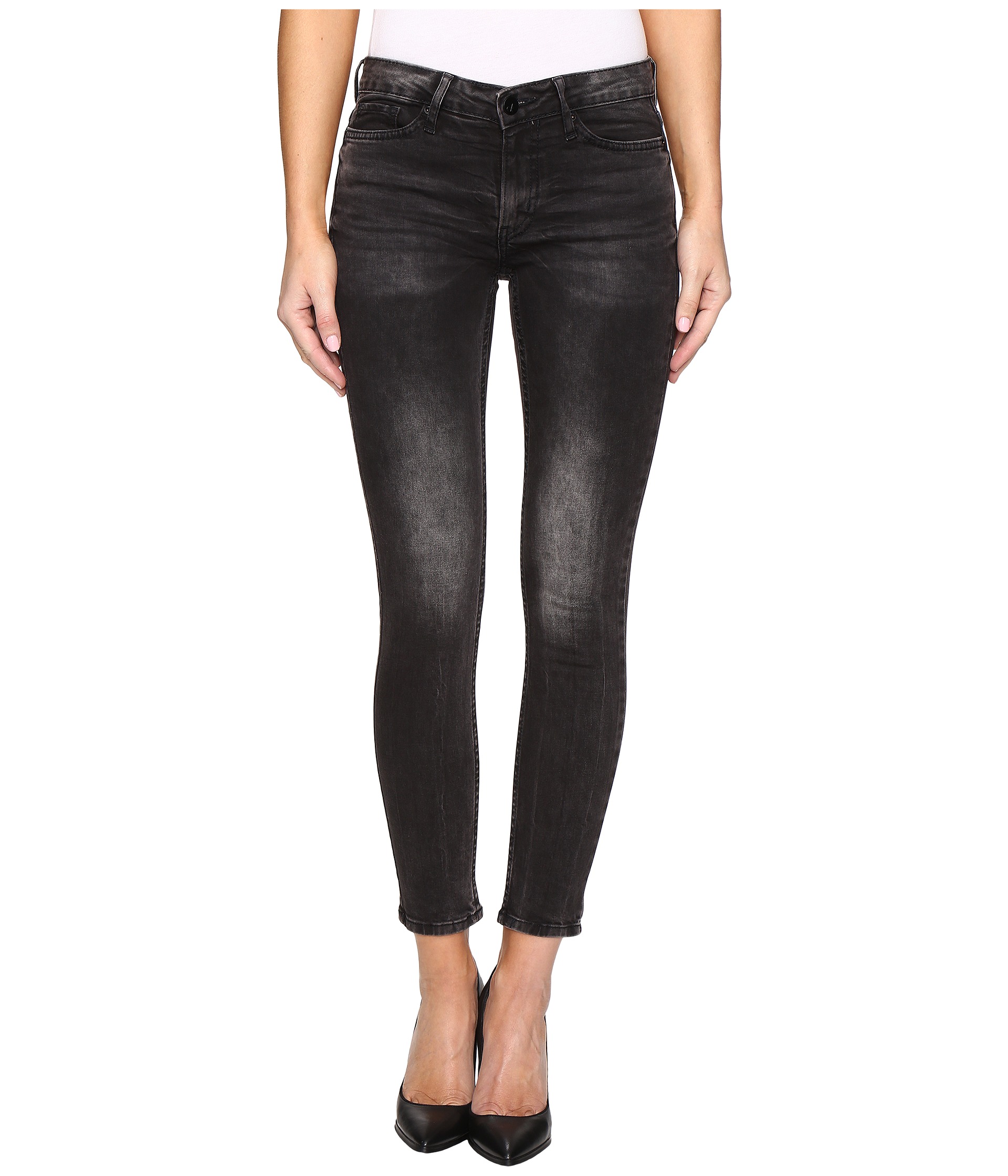 Calvin Klein Jeans Ankle Skinny Jeans in Cement Wash - Zappos.com Free ...