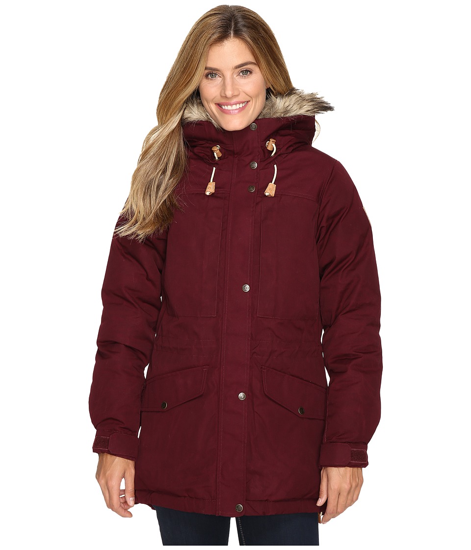 Fj llr ven Singi Down Jacket (Dark Garnet) Women