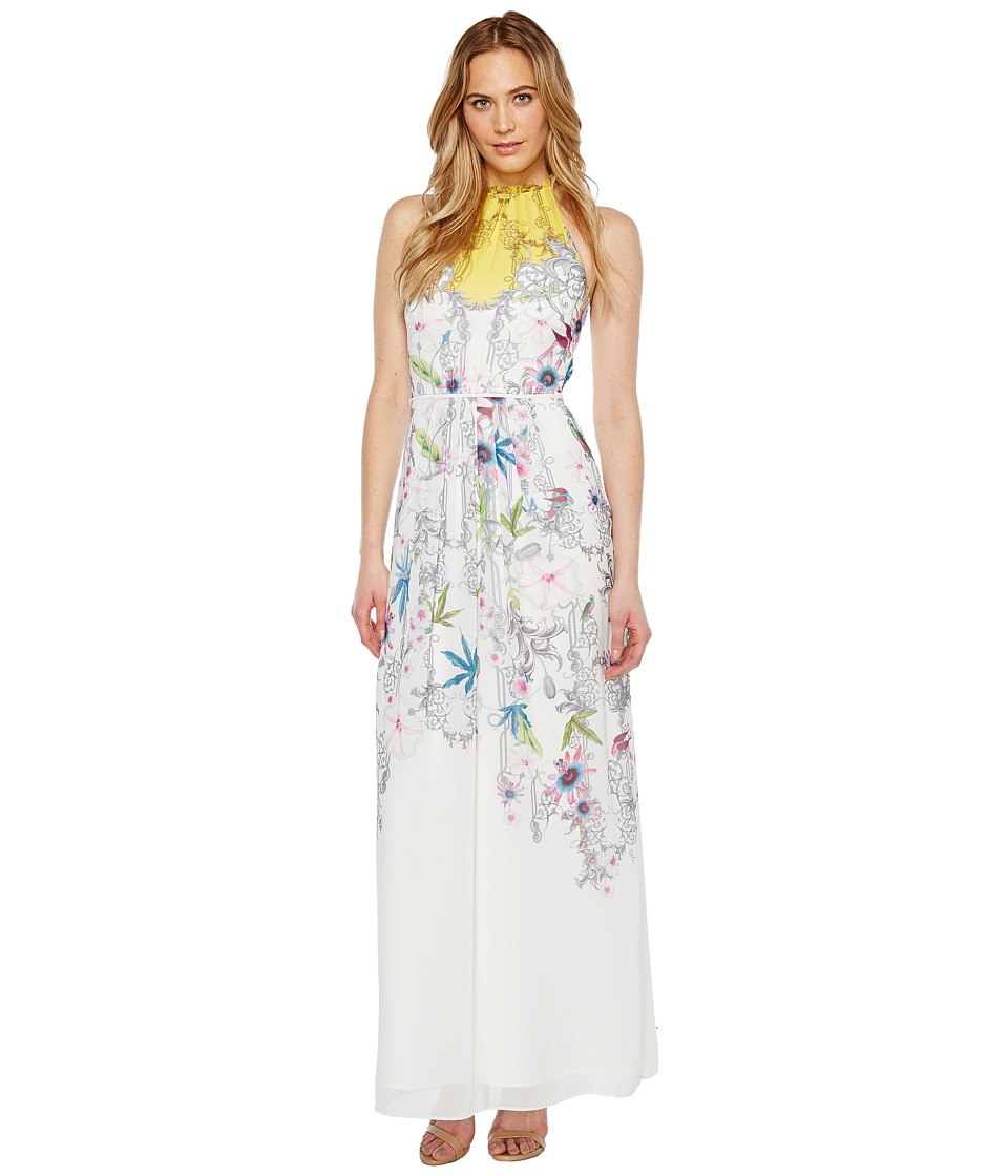 Ted Baker Ellly Passion Flower Maxi Dress (Yellow) Women